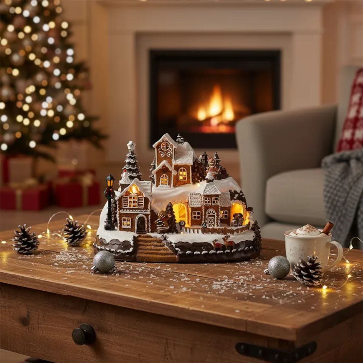 MICA - Villa Navideña Jengibre 30x20cm