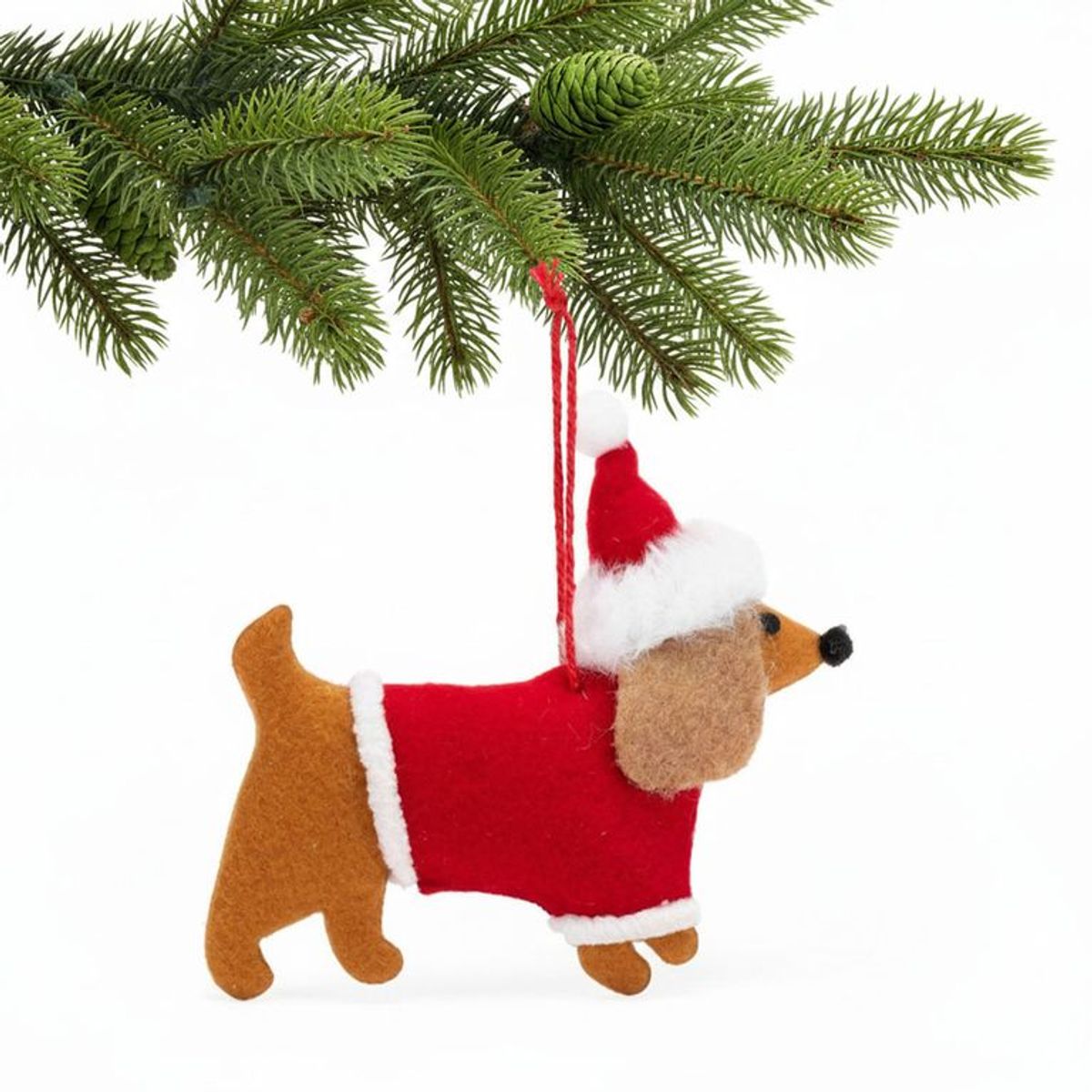 MICA - Adorno Árbol Muñeco Perro Navideño 14cm
