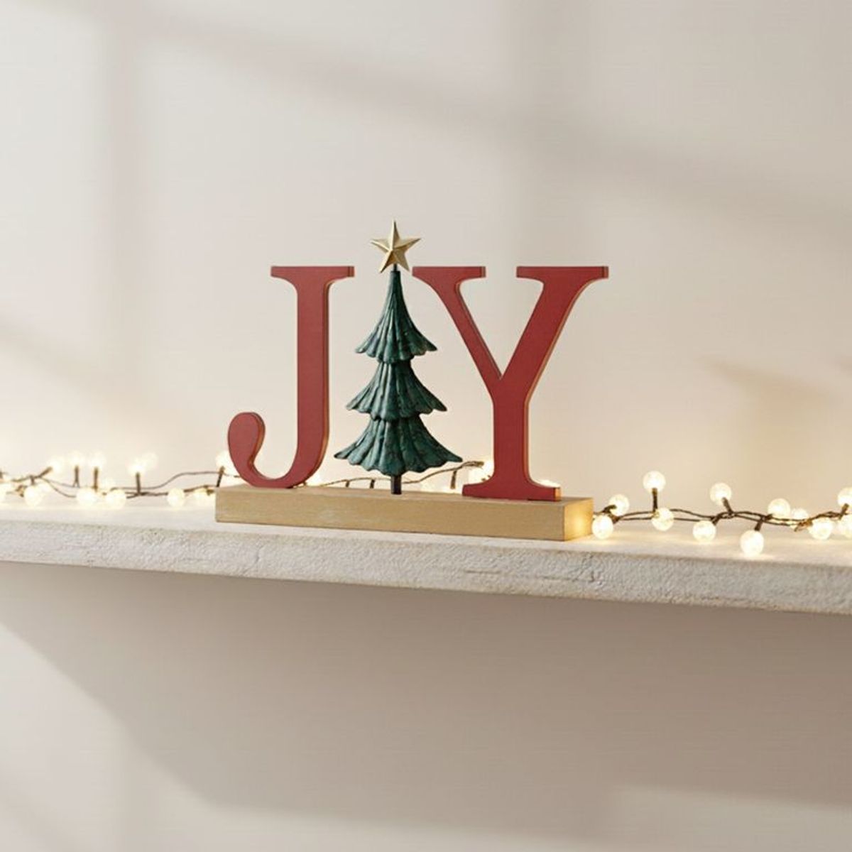 MICA - Adorno Letrero Navideño Joy 30x22x5cm