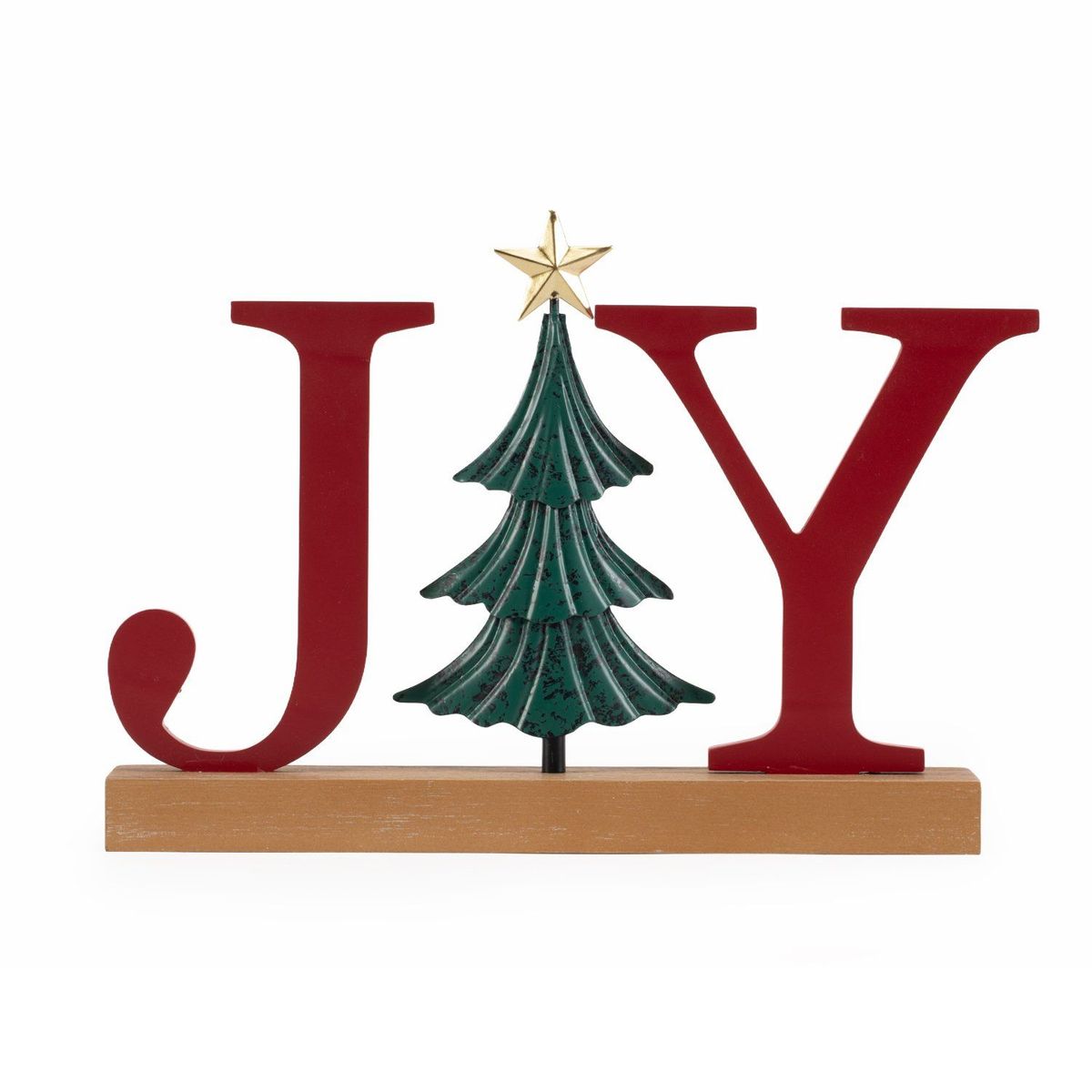 MICA - Adorno Letrero Navideño Joy 30x22x5cm