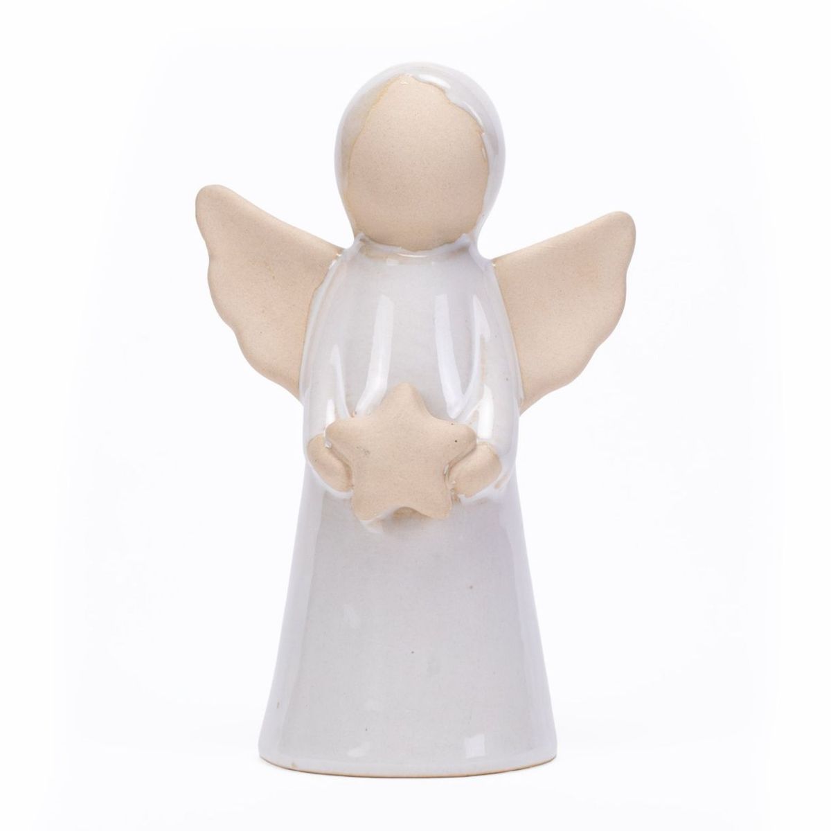 MICA - Adorno Navideño Ángel Blanco 16x10cm