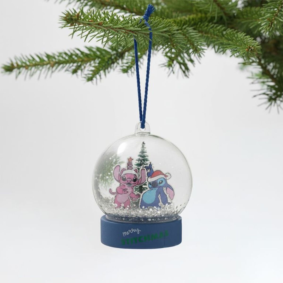 DISNEY - Adorno Árbol Bola Burbua Stitch 9cm