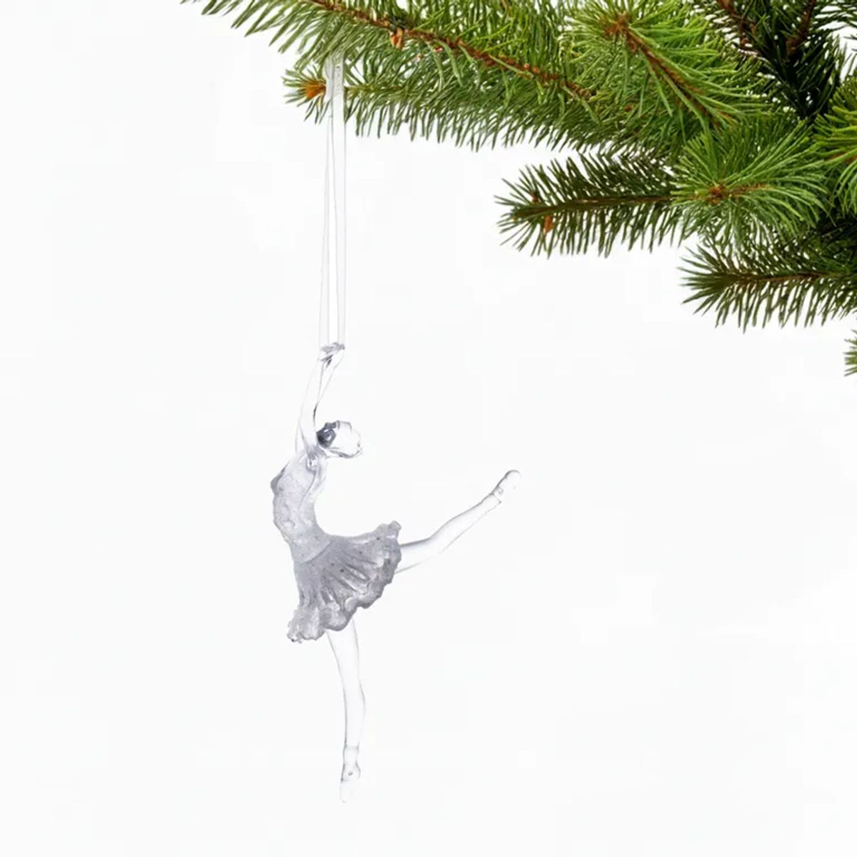 MICA - Adorno Árbol Bailarina Blanca 14cm