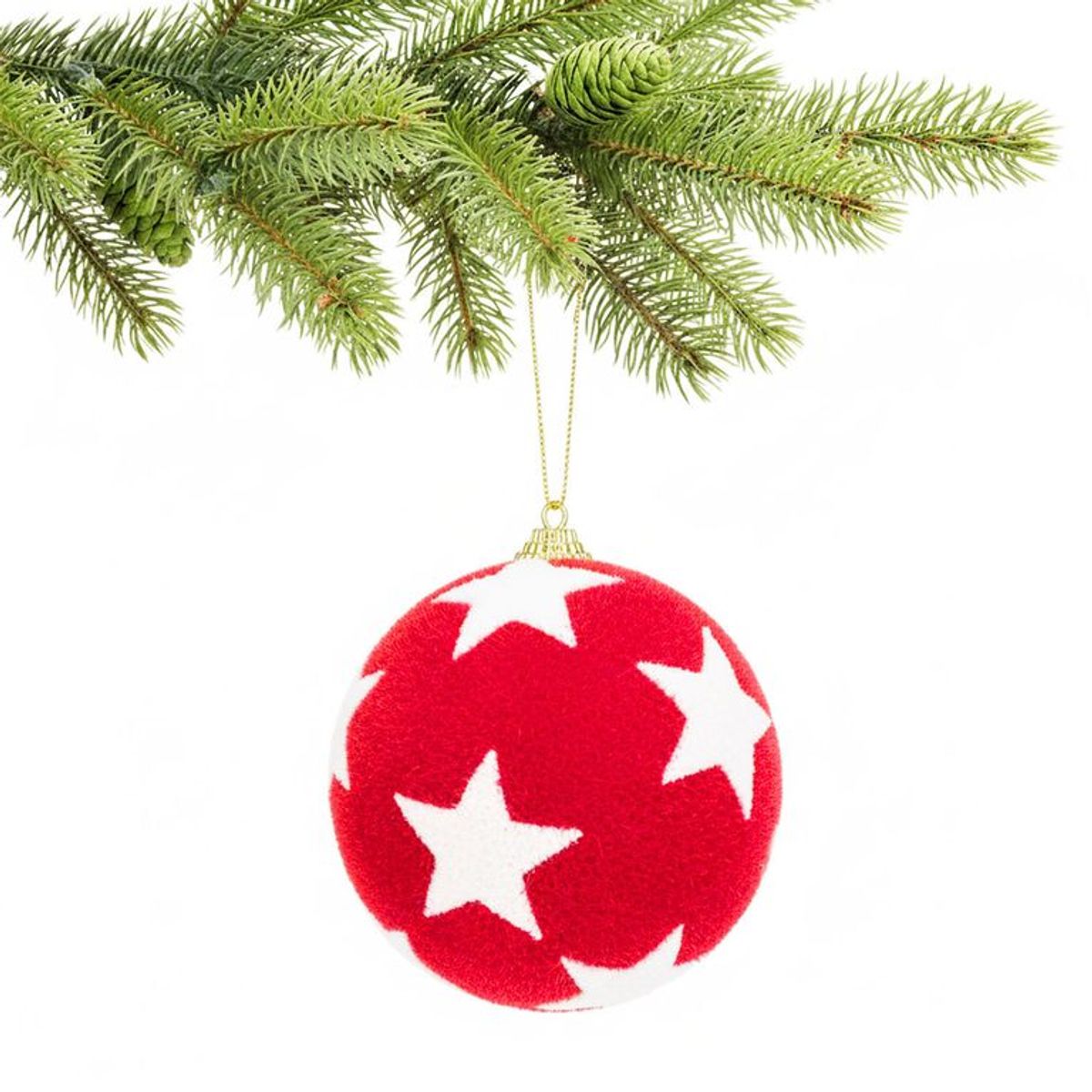 MICA - Adorno Árbol Bola Estrella 10cm