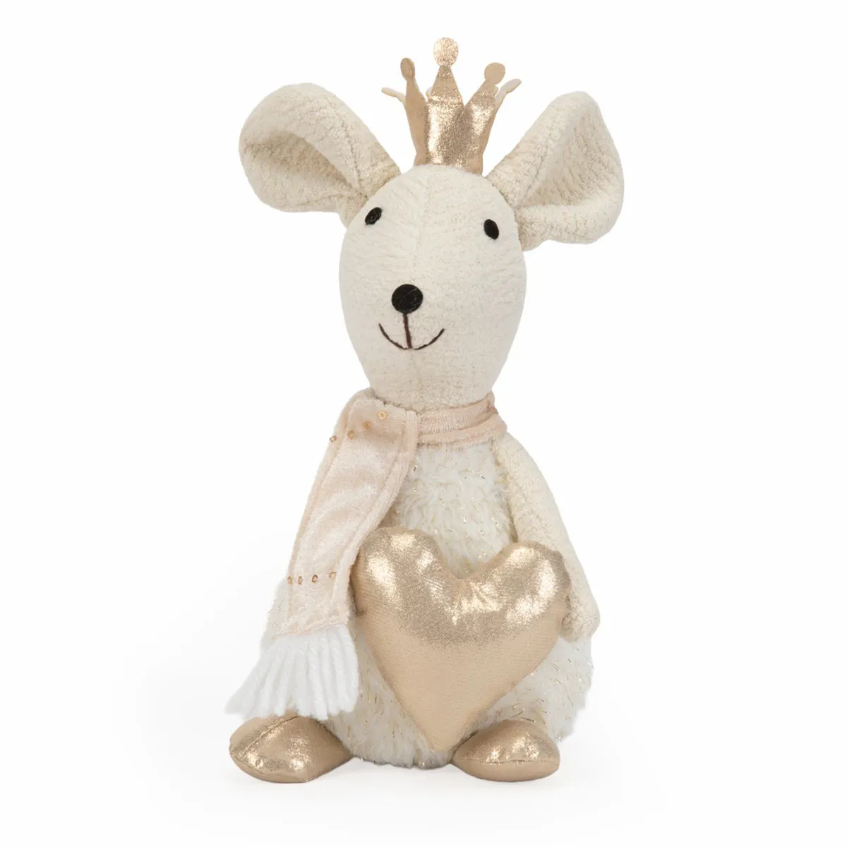 MICA - Muñeco Navideño Ratón 25x14cm