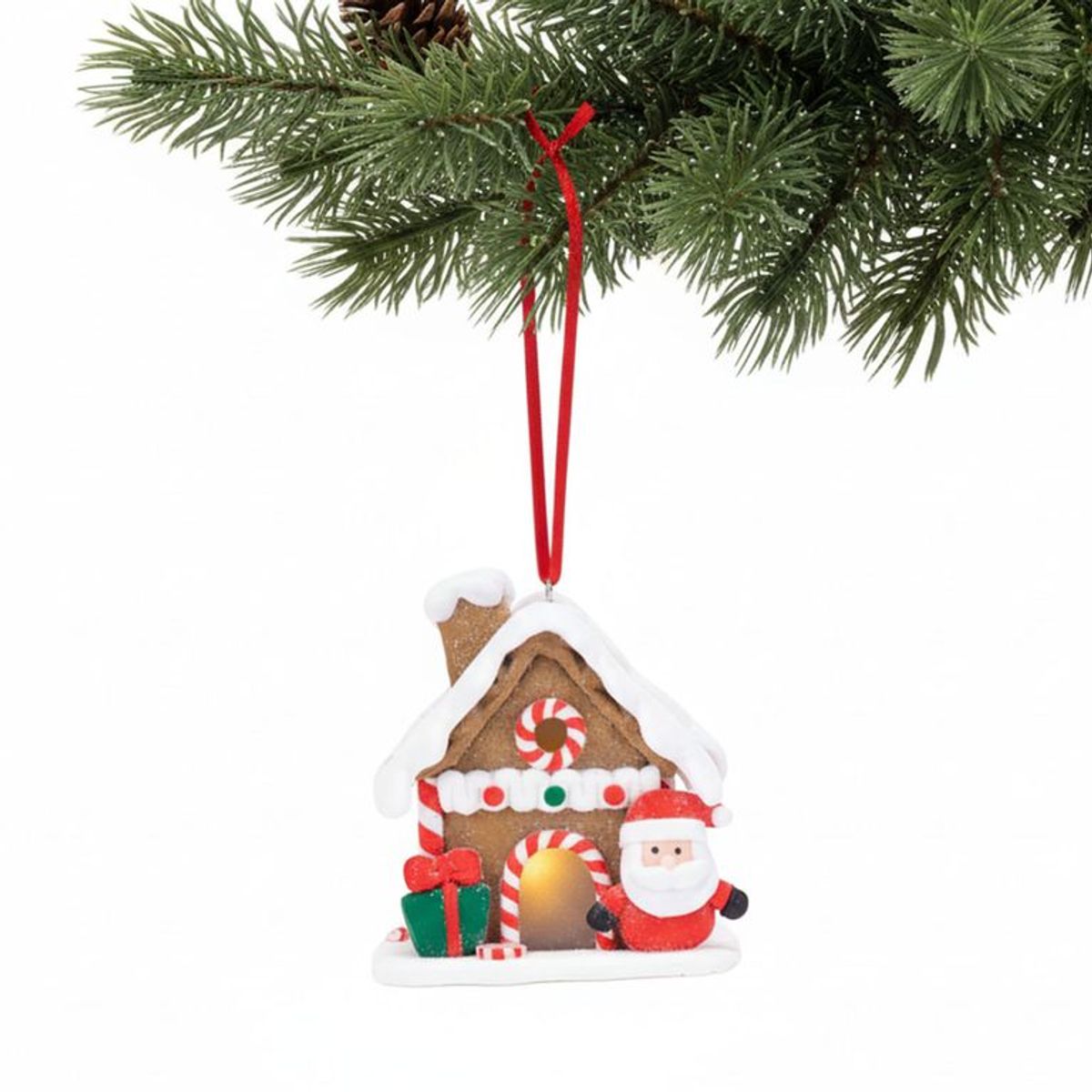 MICA - Adorno Árbol Casa Gnomo 8cm