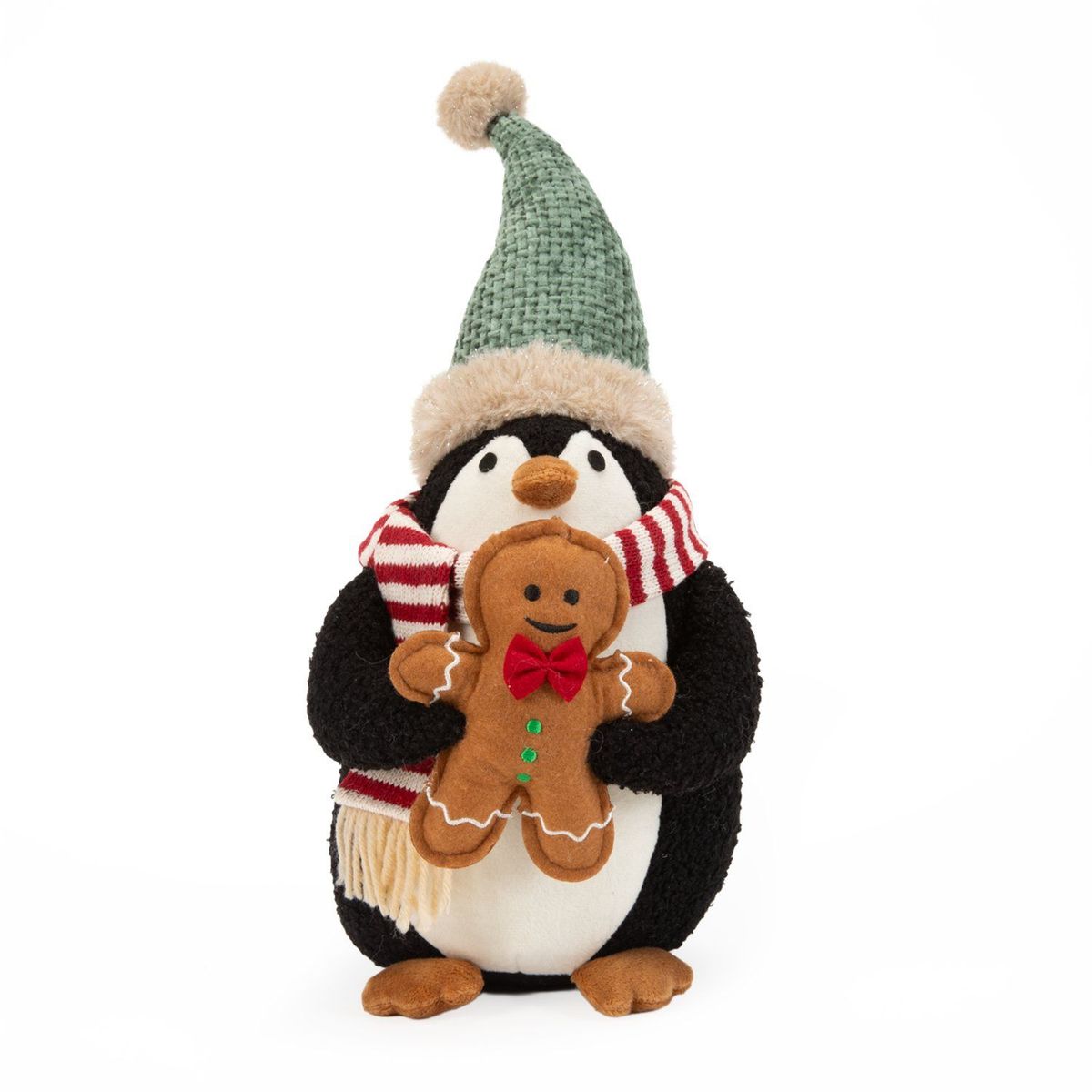 MICA - Peluche Navideño Pingüino 40x16cm