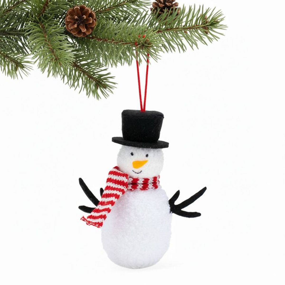 MICA - Adorno Árbol Muñeco De Nieve 15x12cm