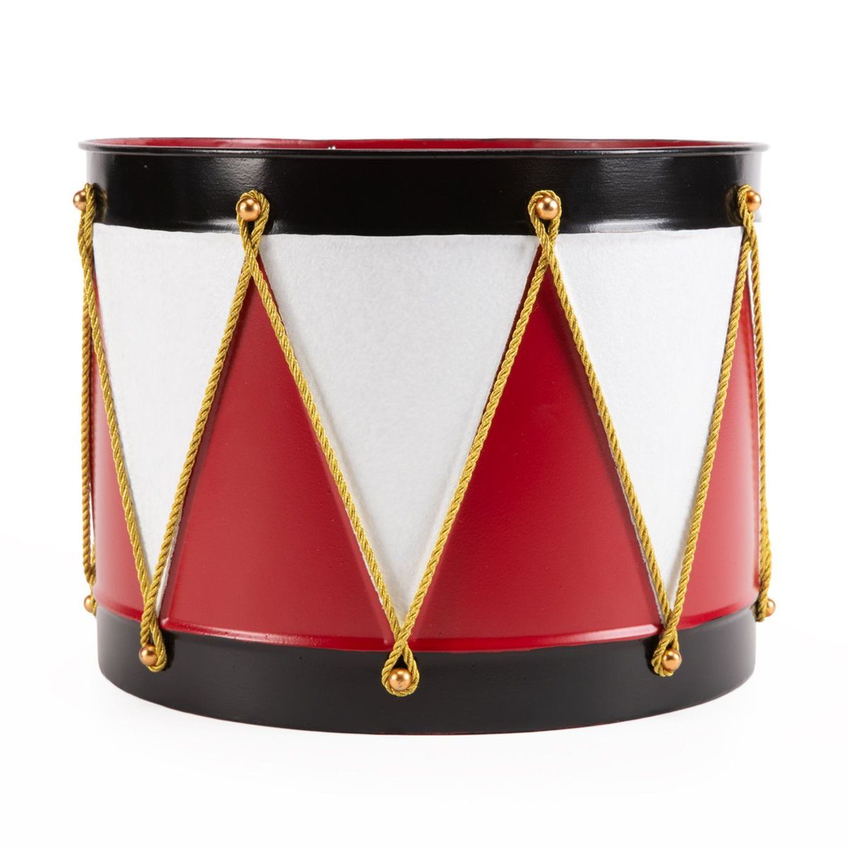 MICA - Adorno Navideño Tambor Xl Fierro 26x20cm