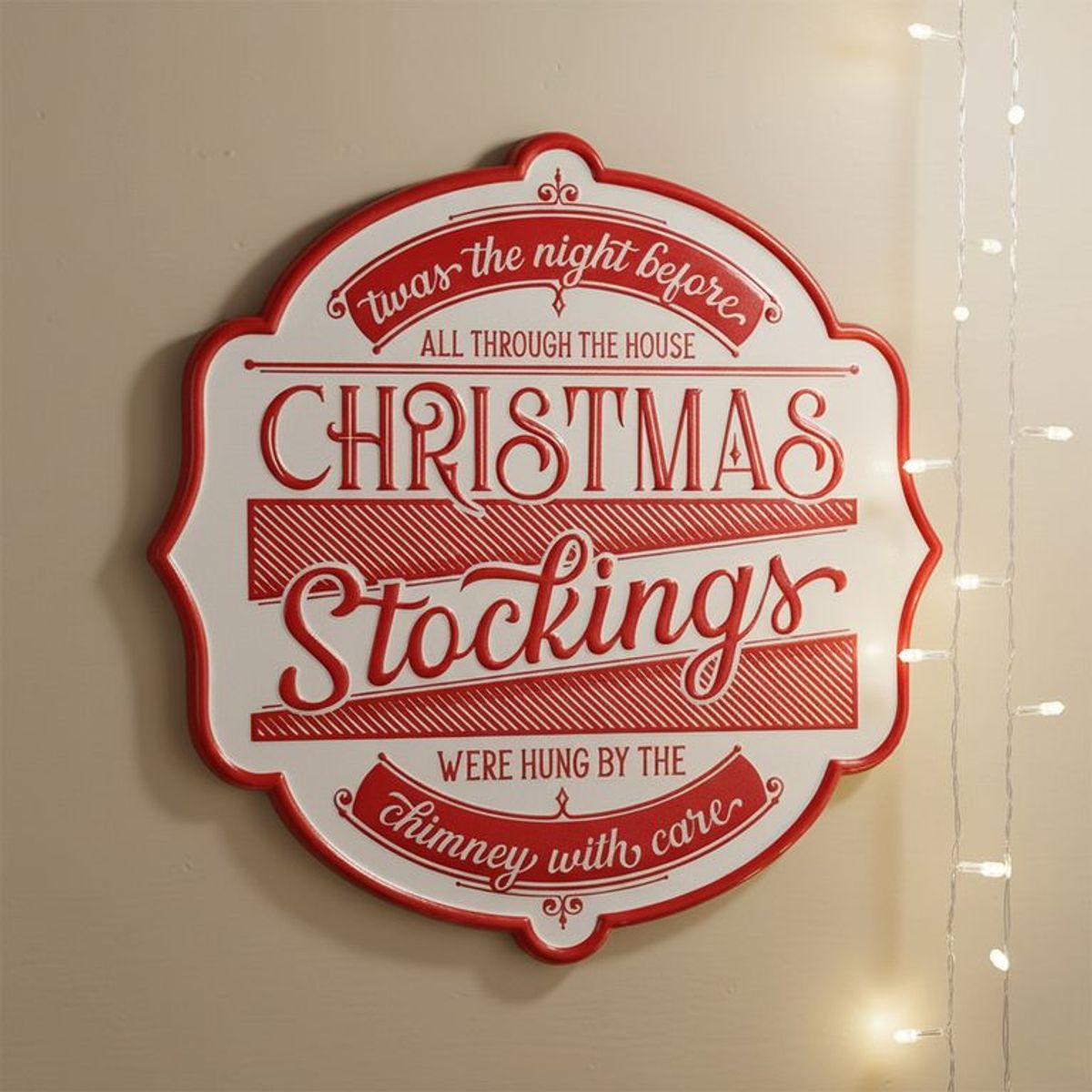 MICA - Adorno Navideño Letrero 40x40cm