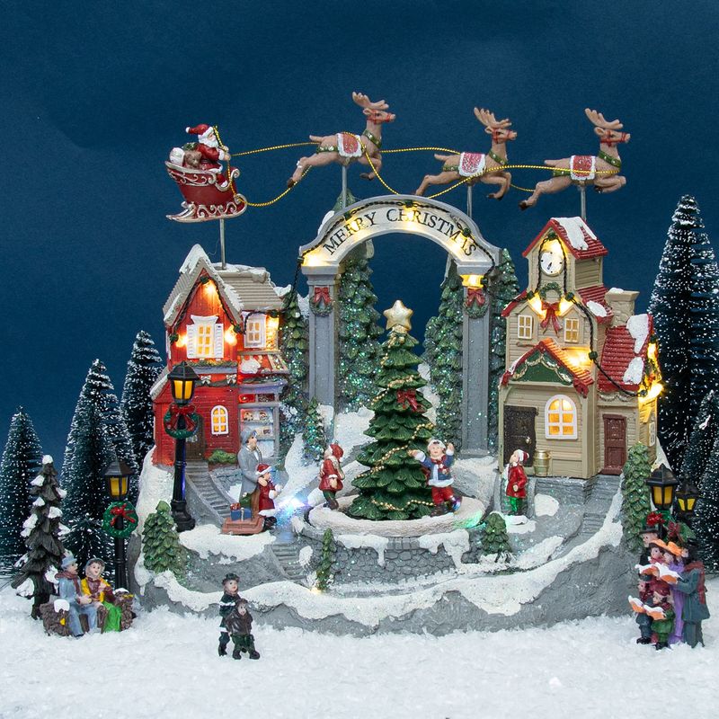 MICA - Villa Navideña Trineo 32x32cm