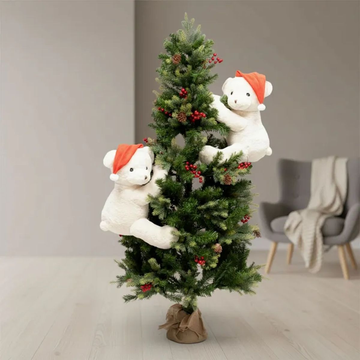  - Árbol De Navidad Osos 1.50m
