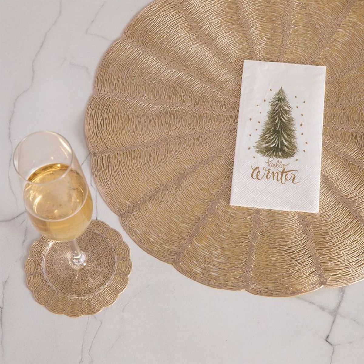 MICA - Servilleta Navideña Árbol 16.5x8.25cm