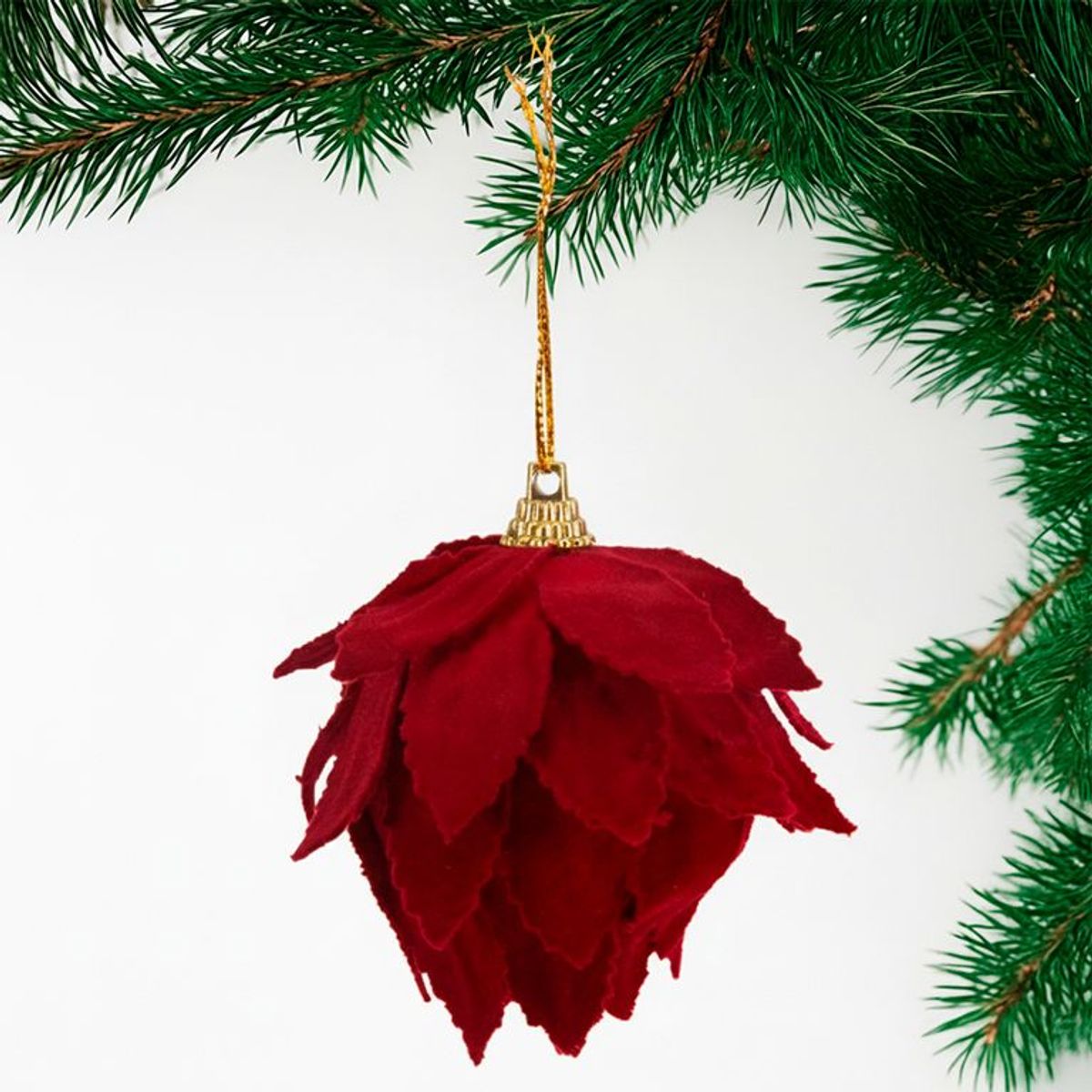 MICA - Set 4 Bolas Terciopelo 6cm