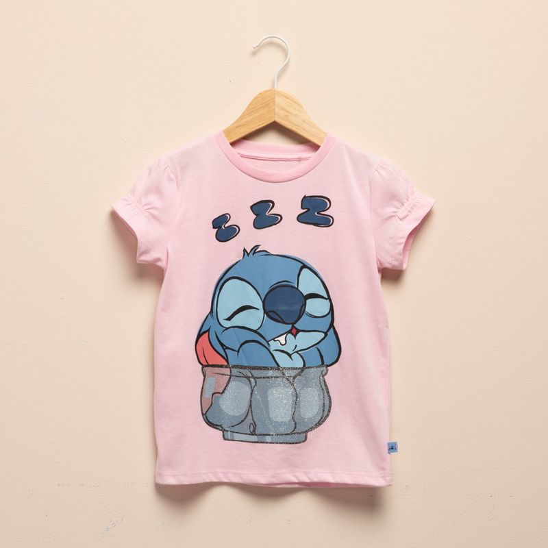 DISNEY - Polo Manga Corta Niña Lilo Y Stitch