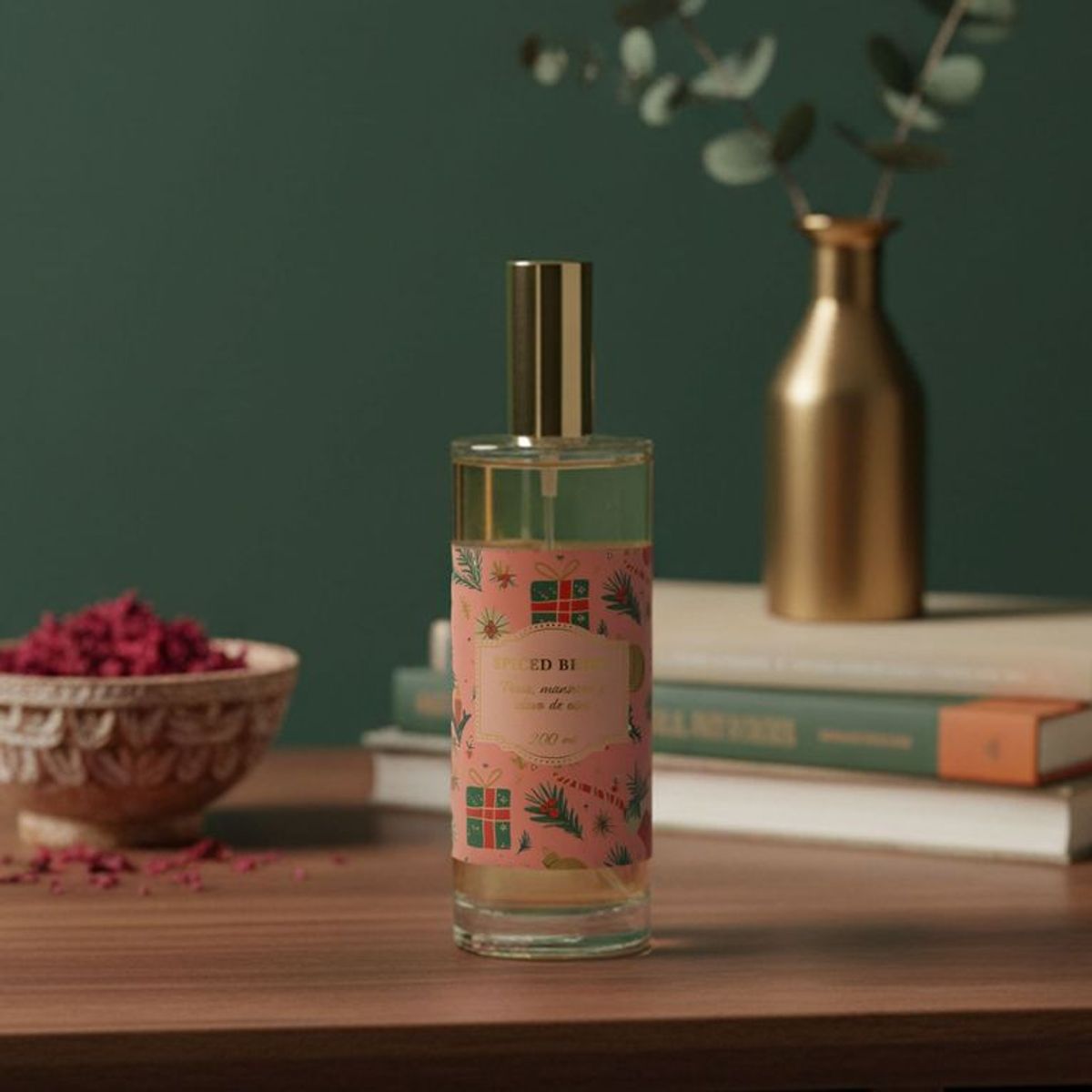  - Ambientador Navideño Aromático 200ml Frutal Especiado