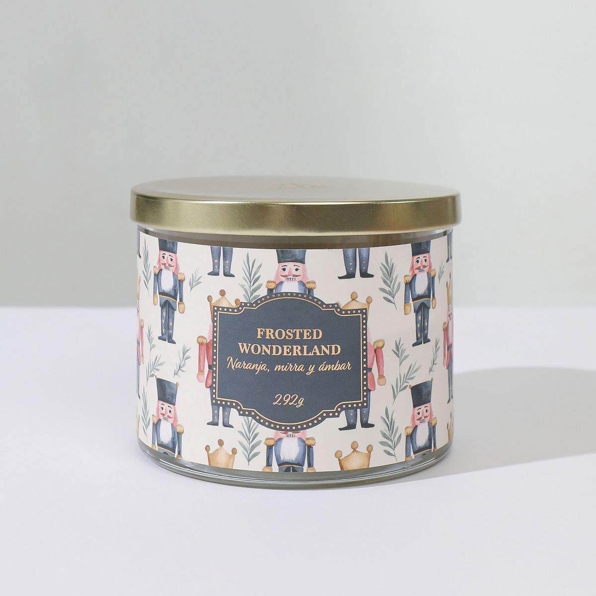 MICA - Vela Navideña Aromática 292g Naranja, Mirra Y Ámbar