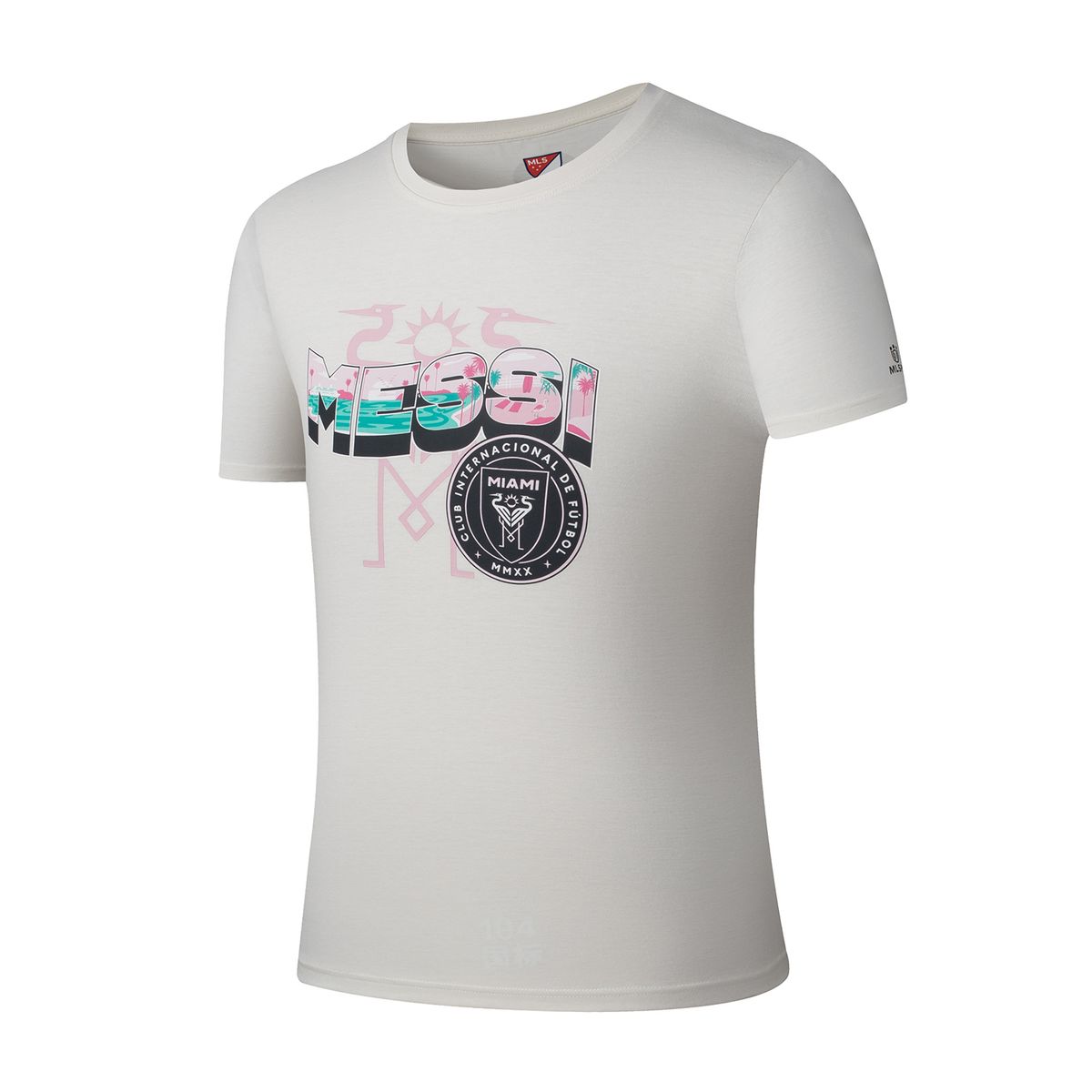 MESSI - Camiseta Manga Corta De Hombre Mls Players Miami Vibes