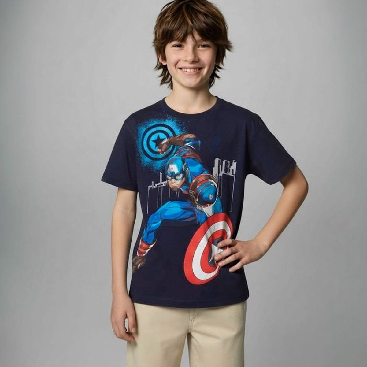 AVENGERS - Polo Manga Corta Niño Avengers