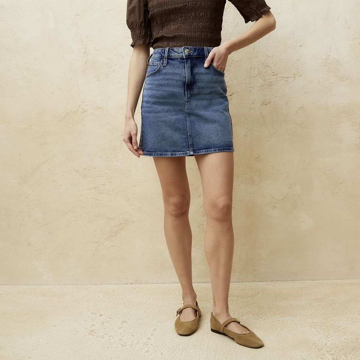 BASEMENT - Falda Corta Mujer Basement