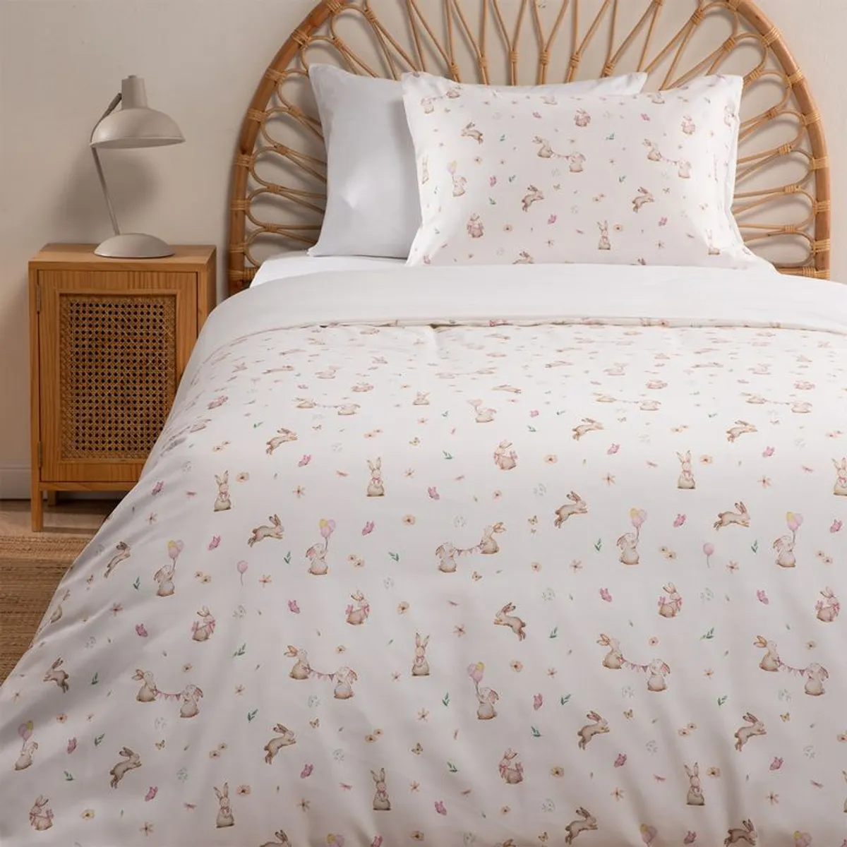 MICA KIDS - Funda Plumón Infantil Wash Conejos