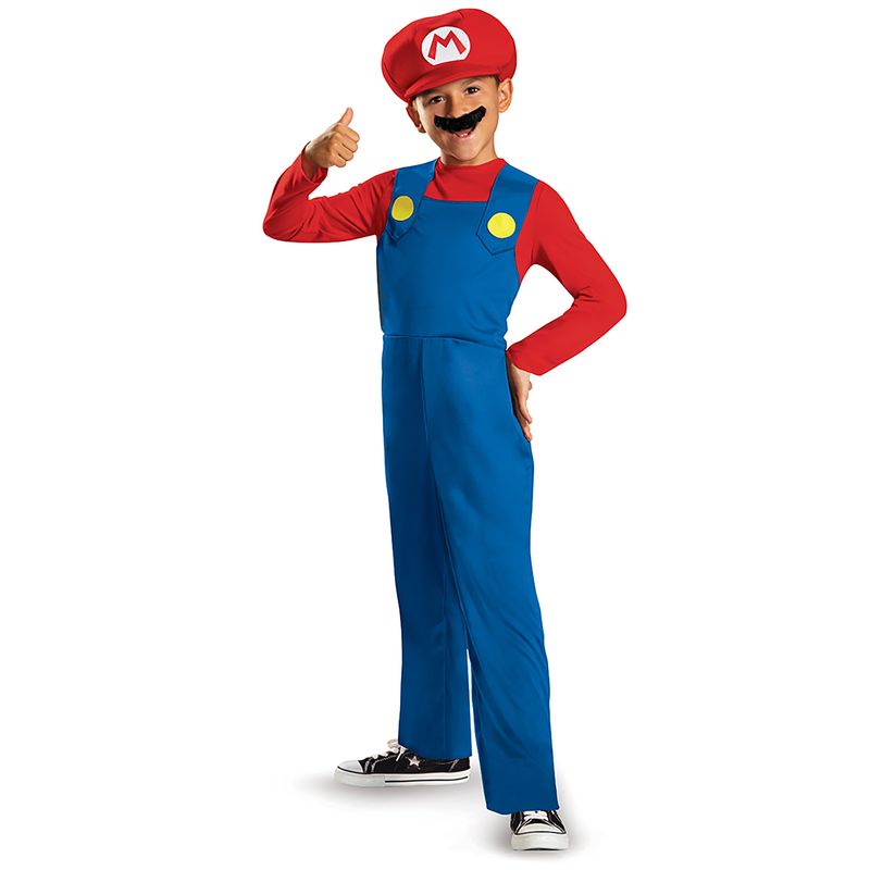 NINTENDO - Disfraz Haloween Mario Clásico
