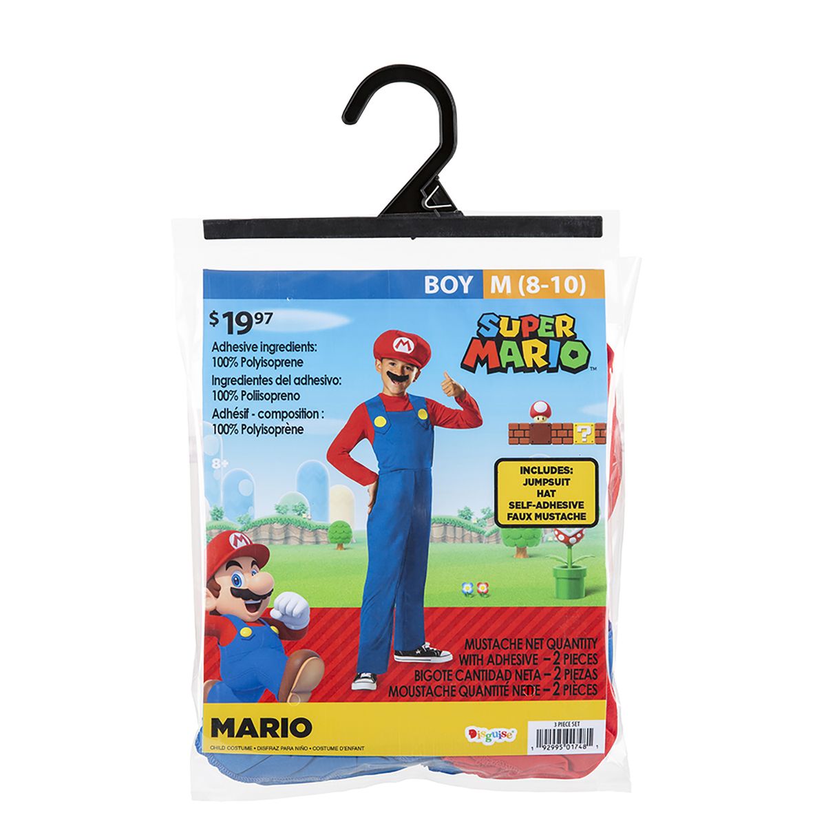 NINTENDO - Disfraz Haloween Mario Clásico