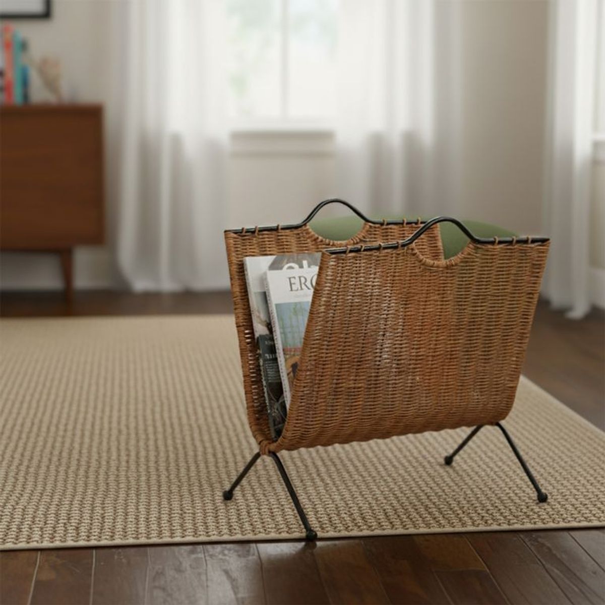 BASEMENT HOME - Revistero Rattán 35cm