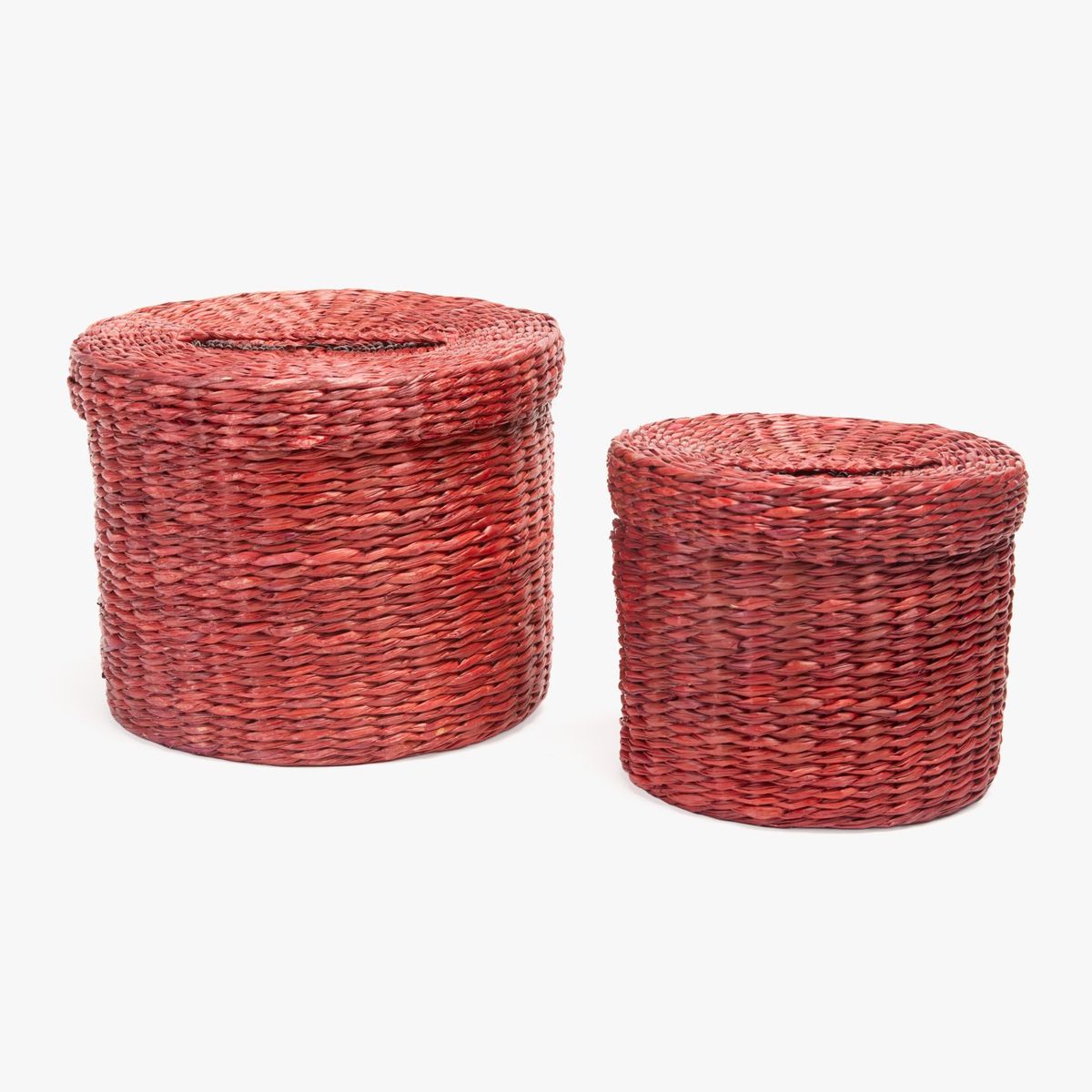 BASEMENT HOME - Setx2 Cajas Redondas Rojas