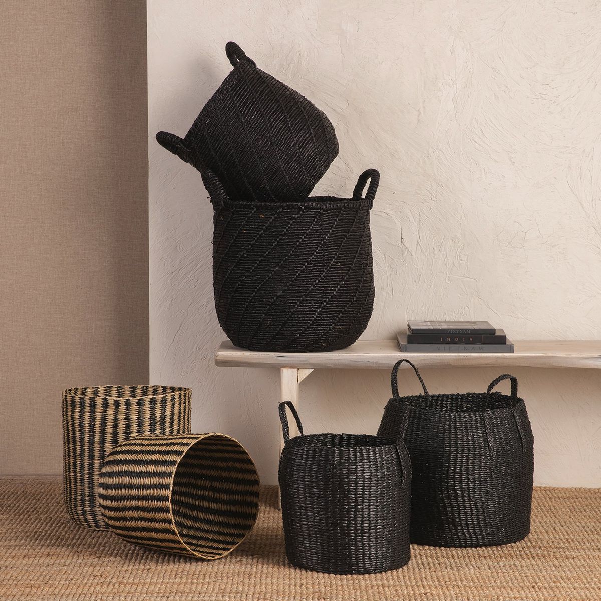 BASEMENT HOME - Canasto Natural 47x46cm