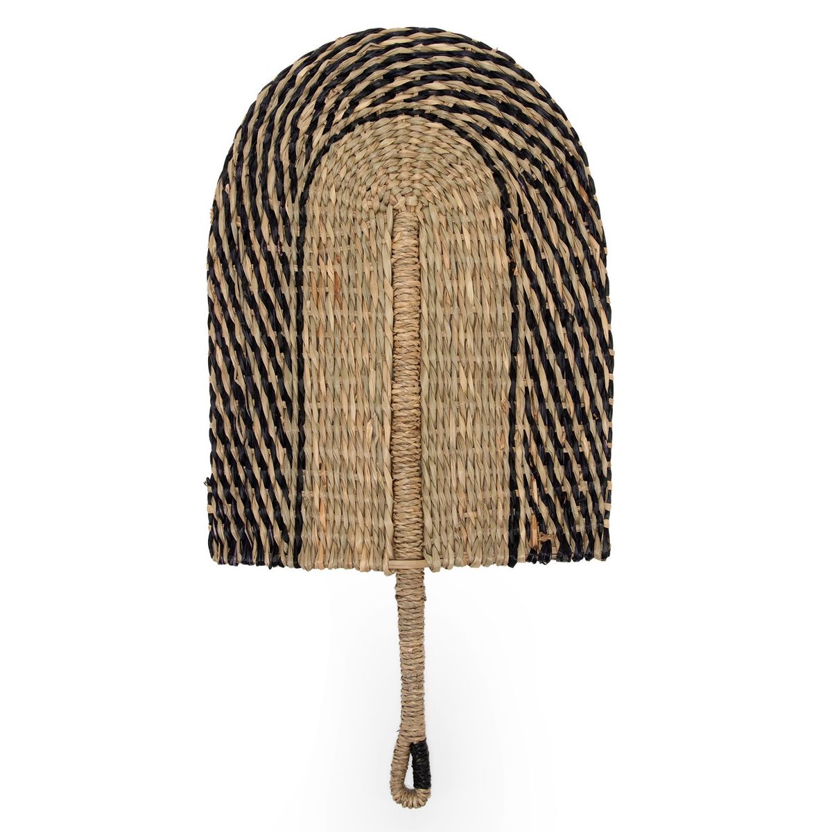 BASEMENT HOME - Abanico Fibras Naturales Multicolor 26x35cm