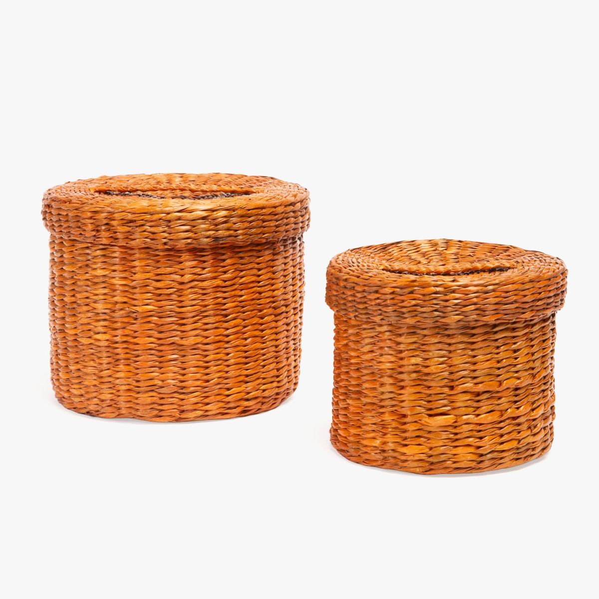 BASEMENT HOME - Set X2 Cajas Redondas Naranja