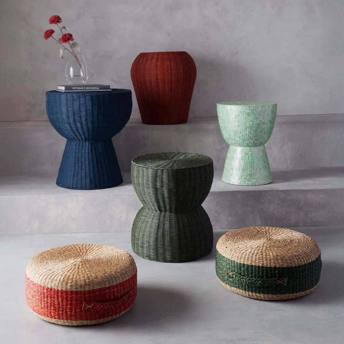 BASEMENT HOME - Puff Fibra Natural 20cm