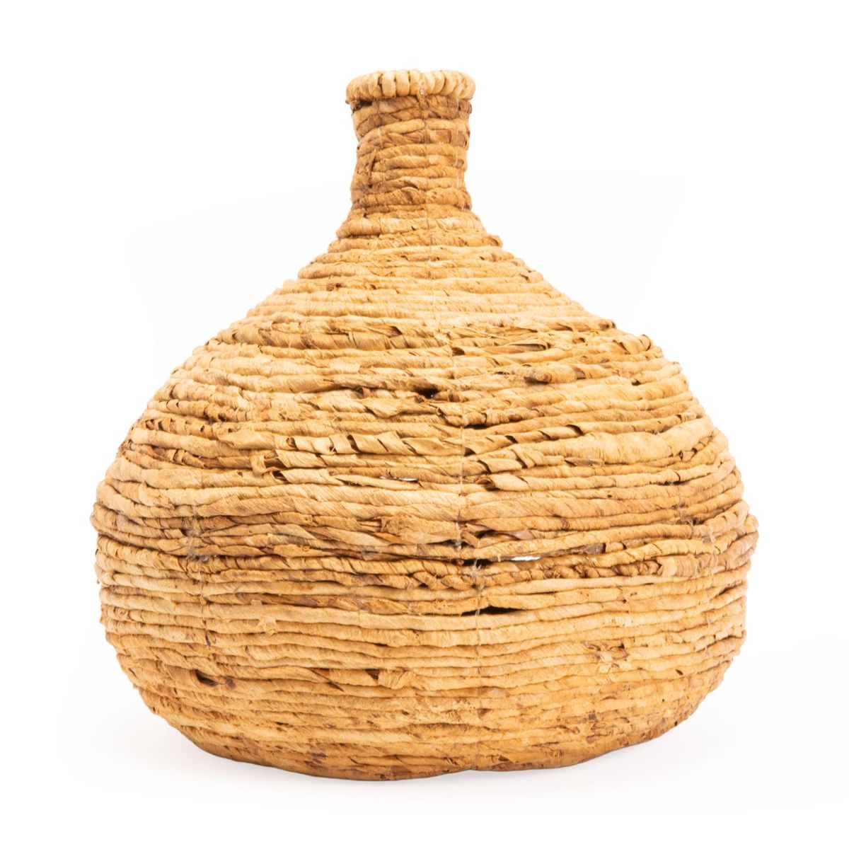 BASEMENT HOME - Jarrón Fibra Natural 33x31cm