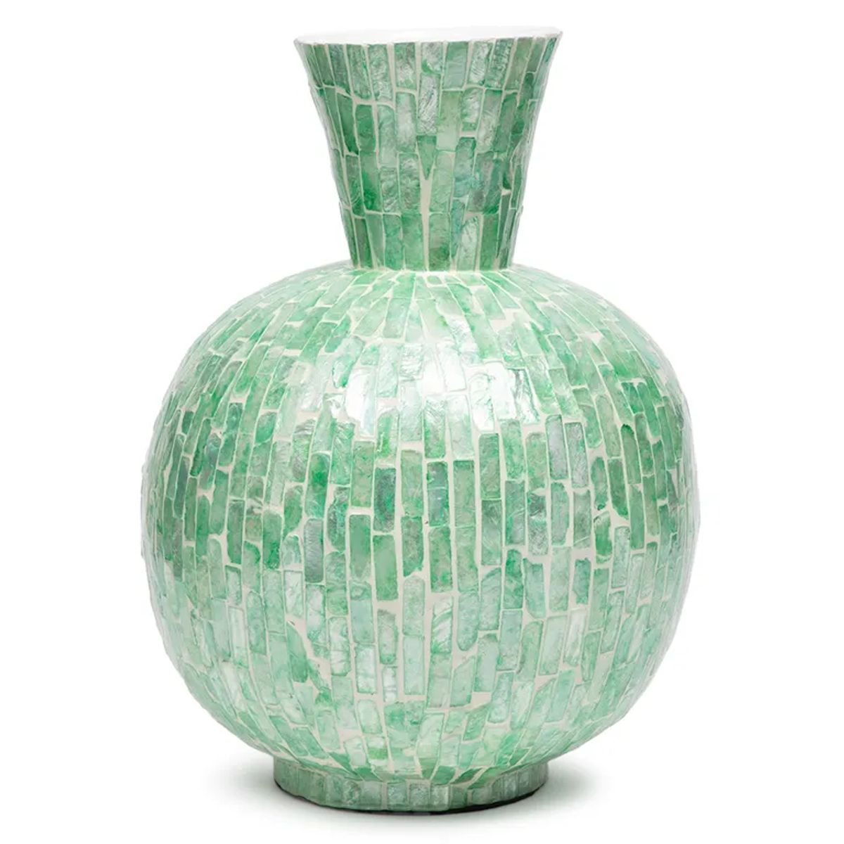 BASEMENT HOME - Jarrón Capiz 35x27cm