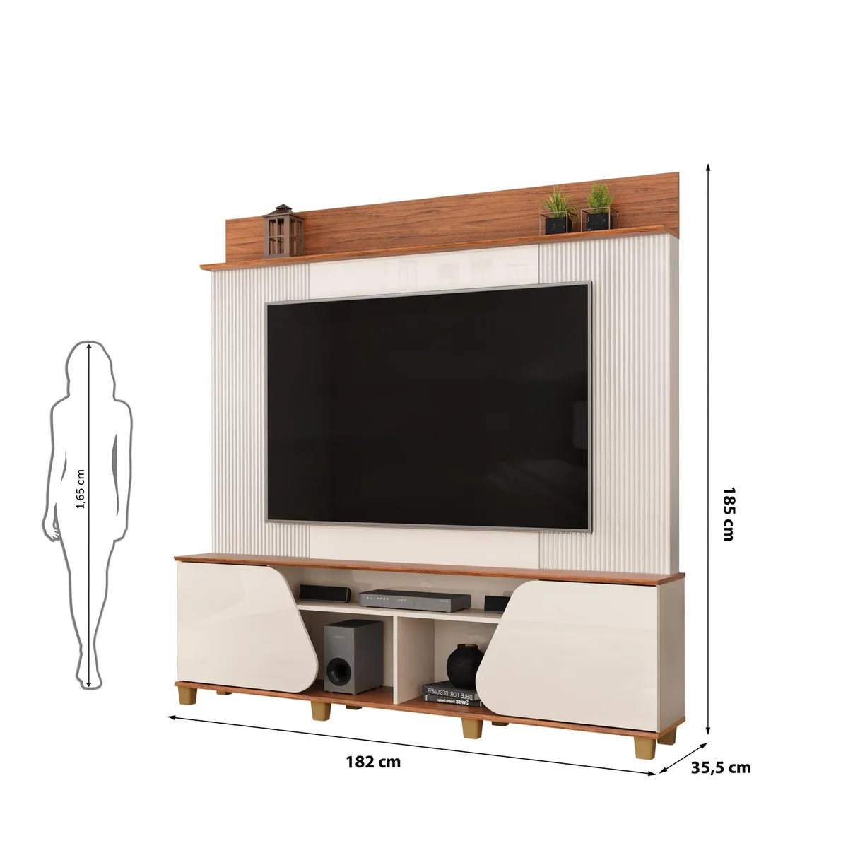 BASEMENT HOME - Centro de TV Henry 65"
