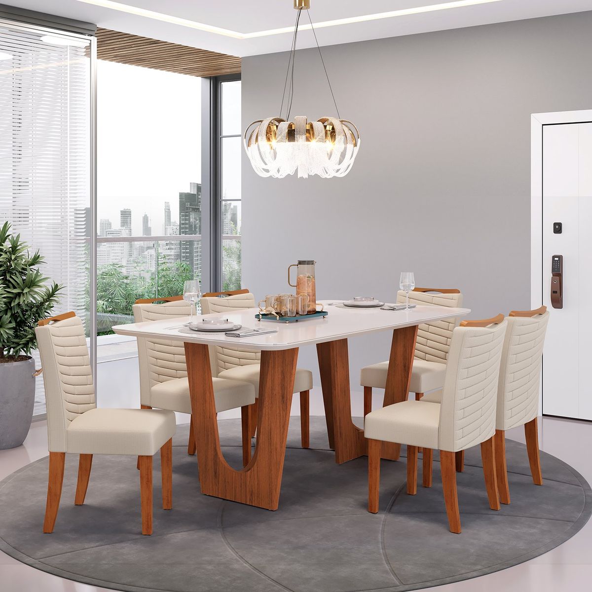 MICA - Juego De Comedor Nala 6 Sillas