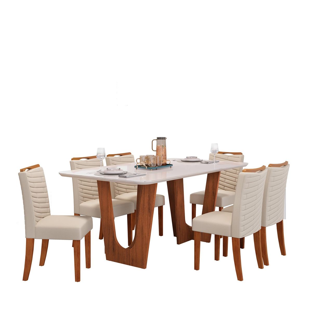 MICA - Juego De Comedor Nala 6 Sillas