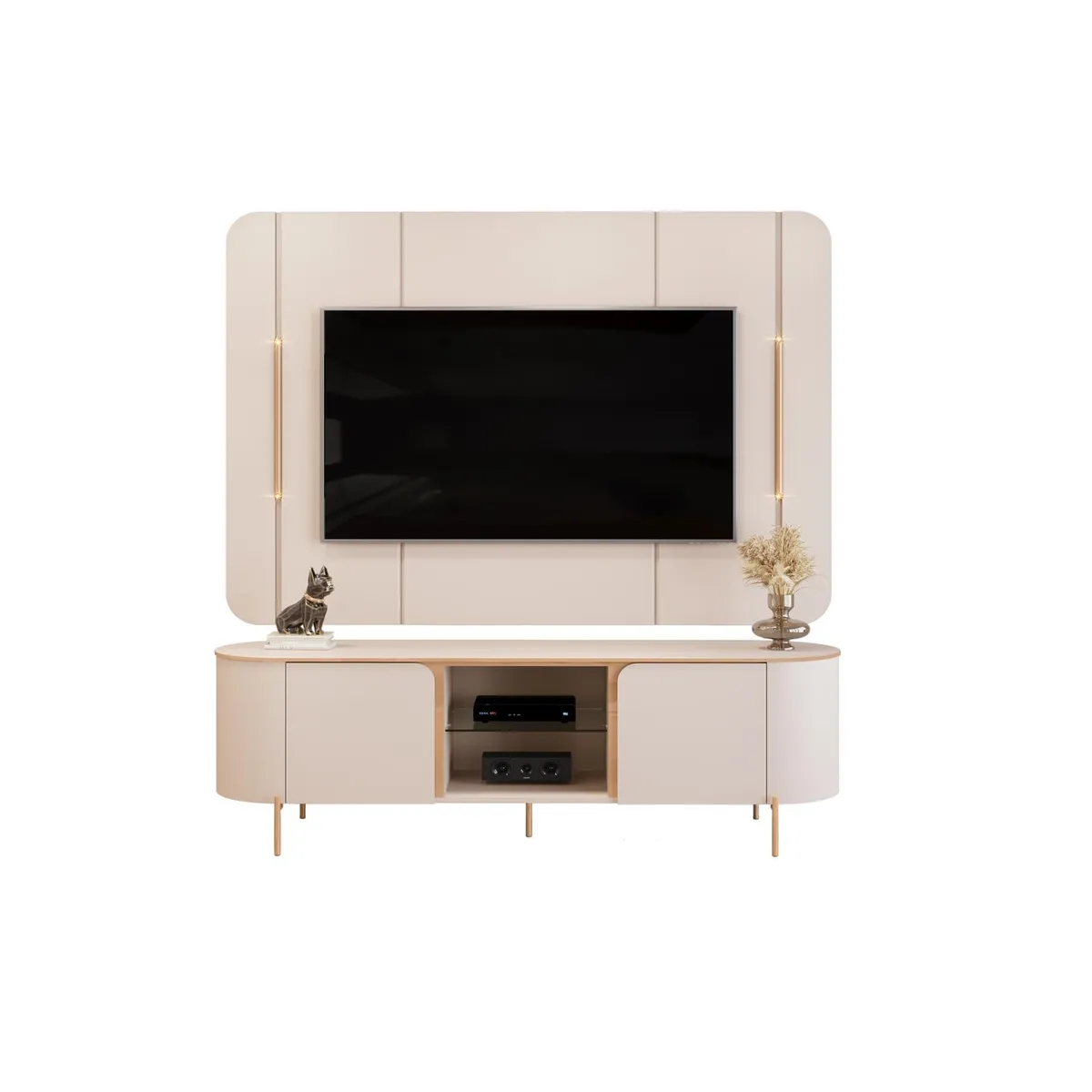 BASEMENT HOME - Panel con Mesa de Tv Adele 65"