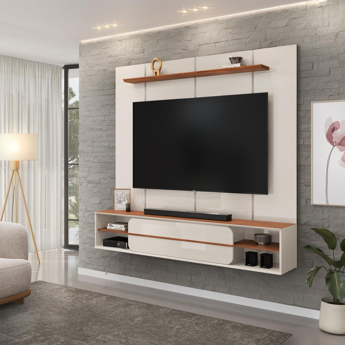 BASEMENT HOME - Panel de TV Alana 65"