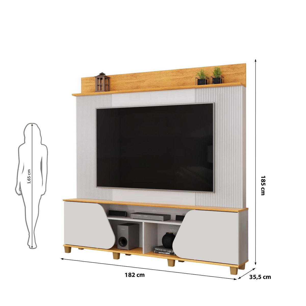 BASEMENT HOME - Centro de TV Henry 65"