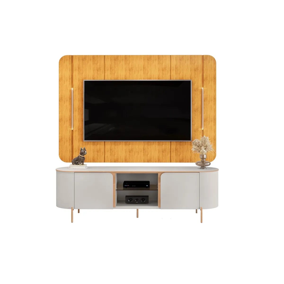 BASEMENT HOME - Panel con Mesa de Tv Adele 65"