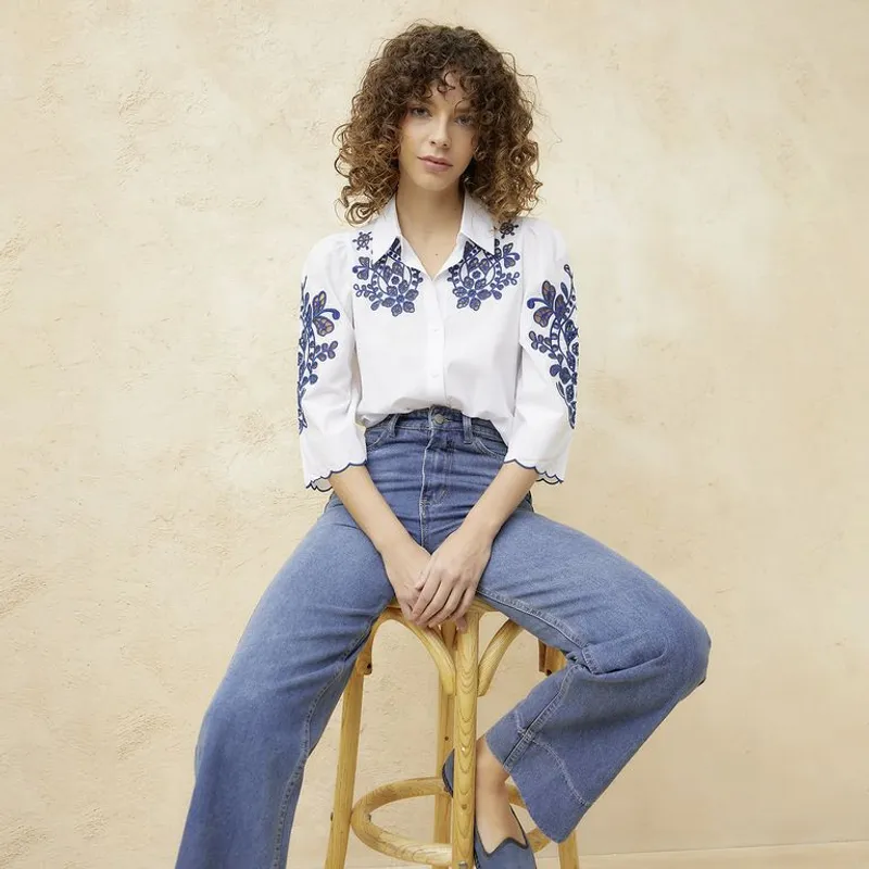 BASEMENT - Blusa Casual Mujer Basement