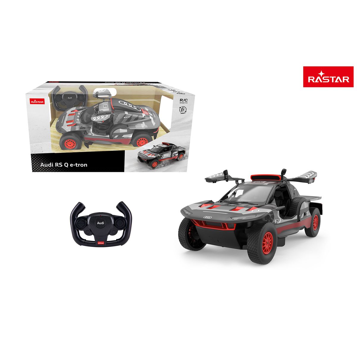 RASTAR - Auto Control Remoto 1:14 Audi Rs Q E-tron Rastar