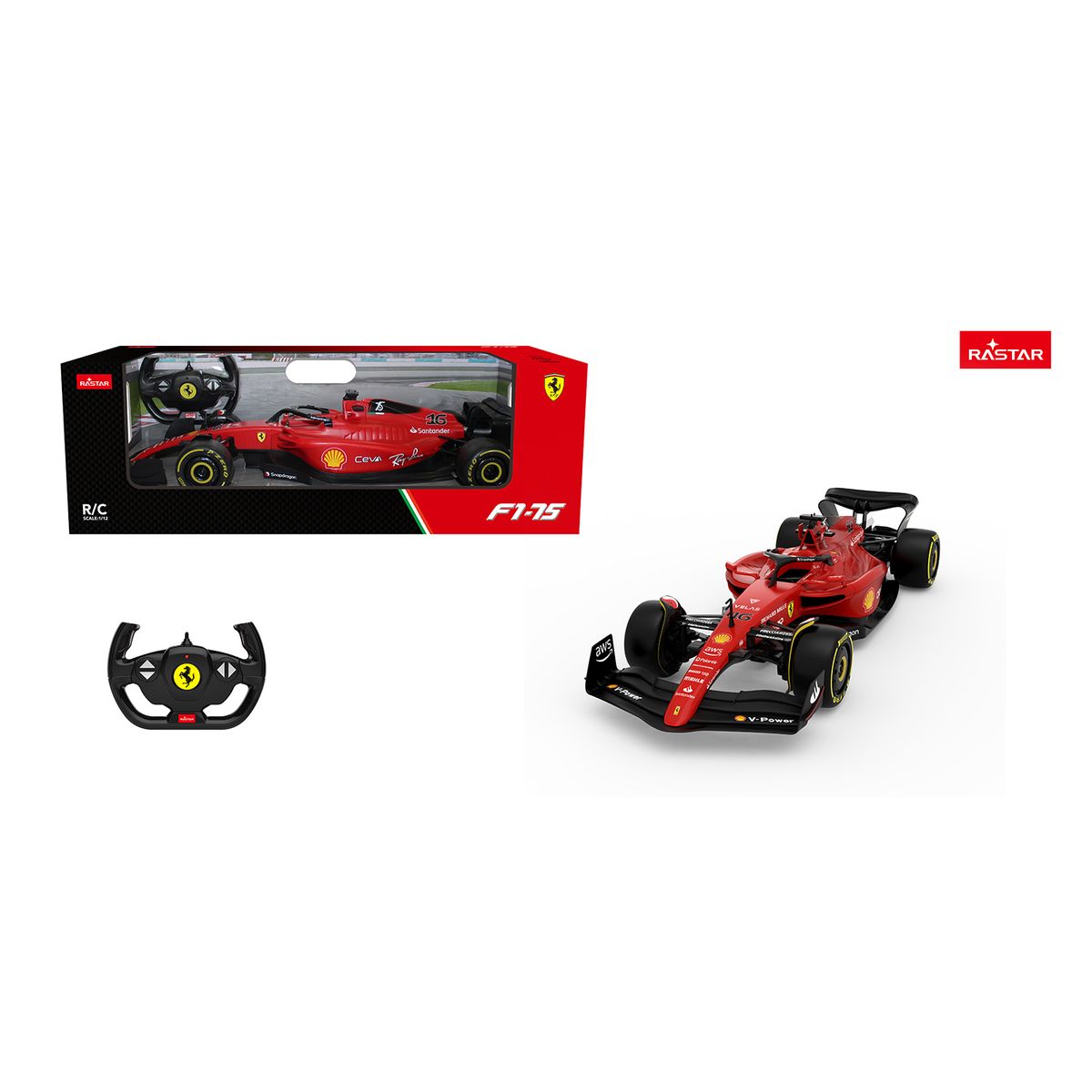 RASTAR - Auto Control Remoto 1:12 Ferrari F1 Fórmula 1 75 Rastar
