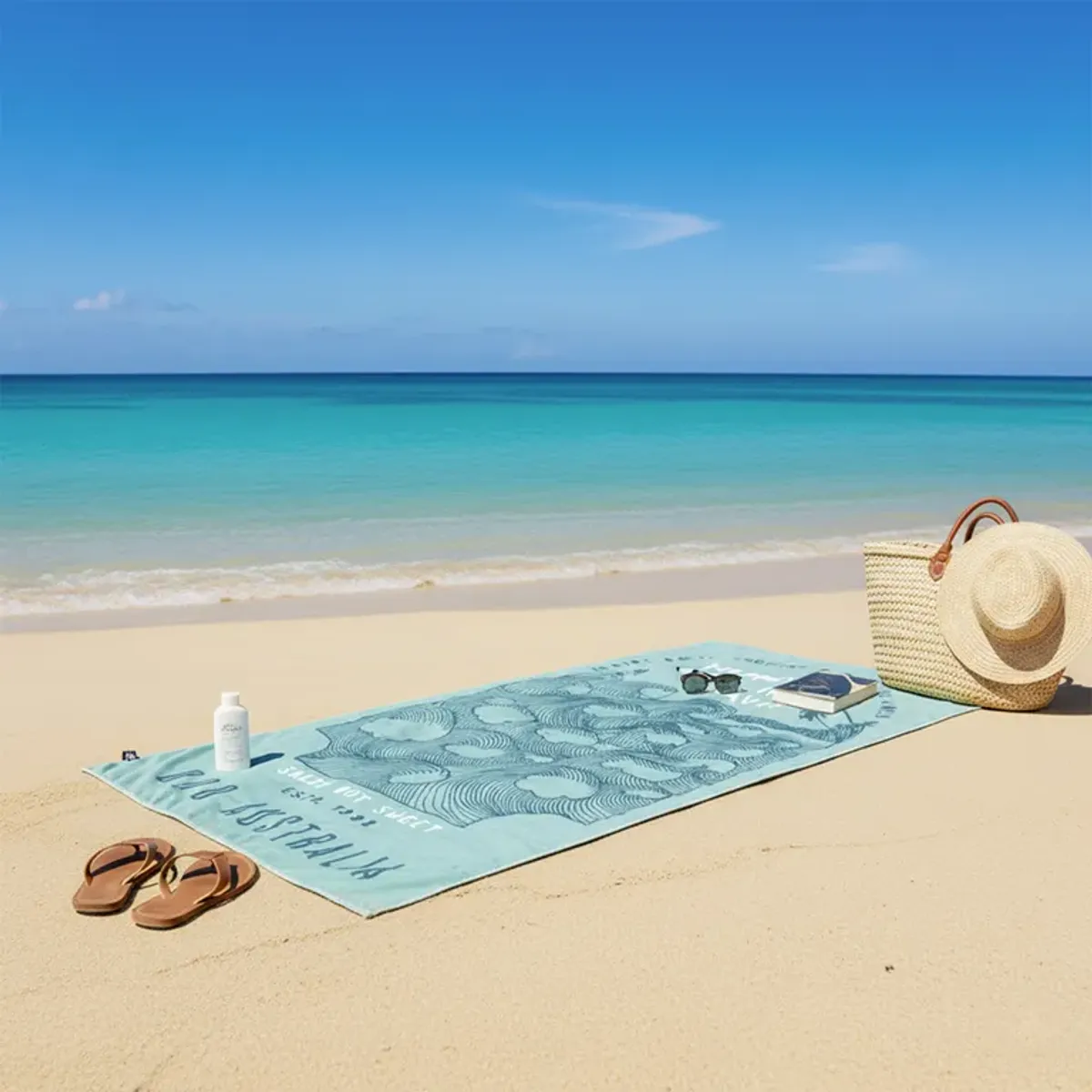 DOO AUSTRALIA - Toalla De Playa Microfibra 80x160cm Doo Australia