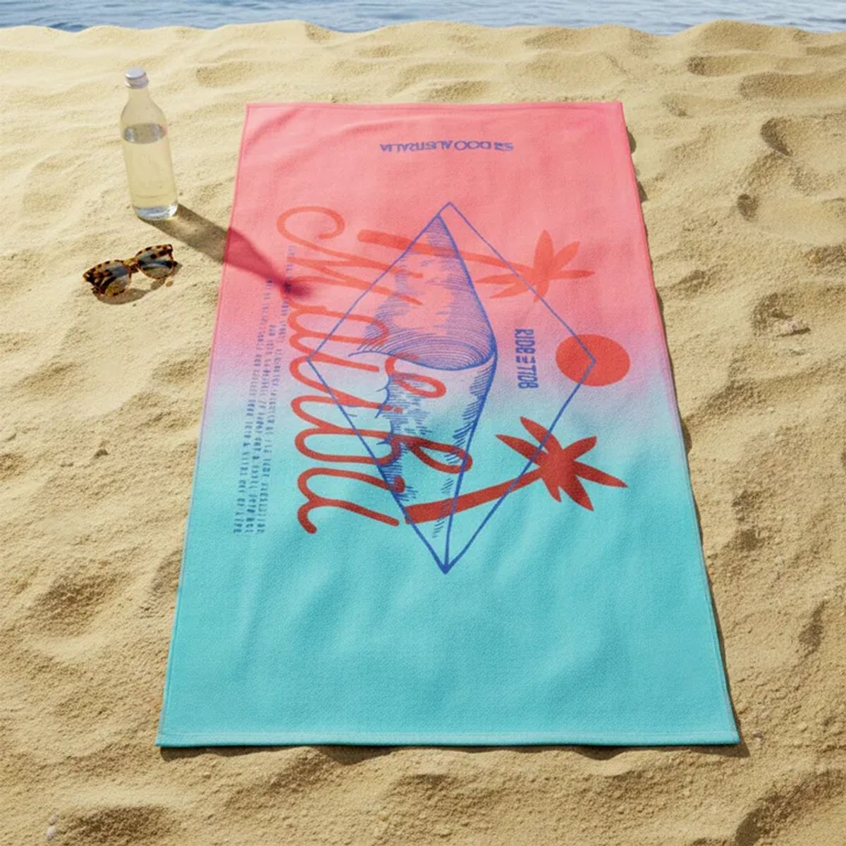 DOO AUSTRALIA - Toalla De Playa 100% Algodón 80x160cm Doo Australia