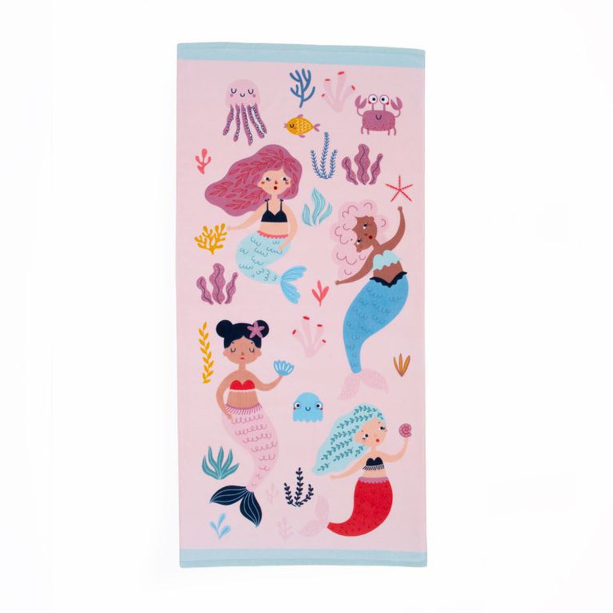 MICA KIDS - Toalla De Playa Infantil Sirenas 71x148 Cm