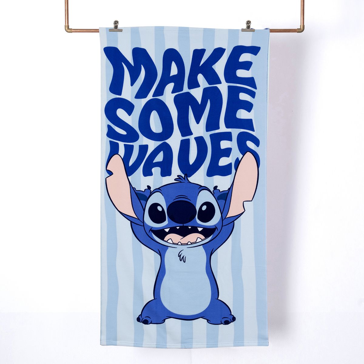 DISNEY - Set De Playa Stitch : Toalla + Bolso + Gorro Infantil