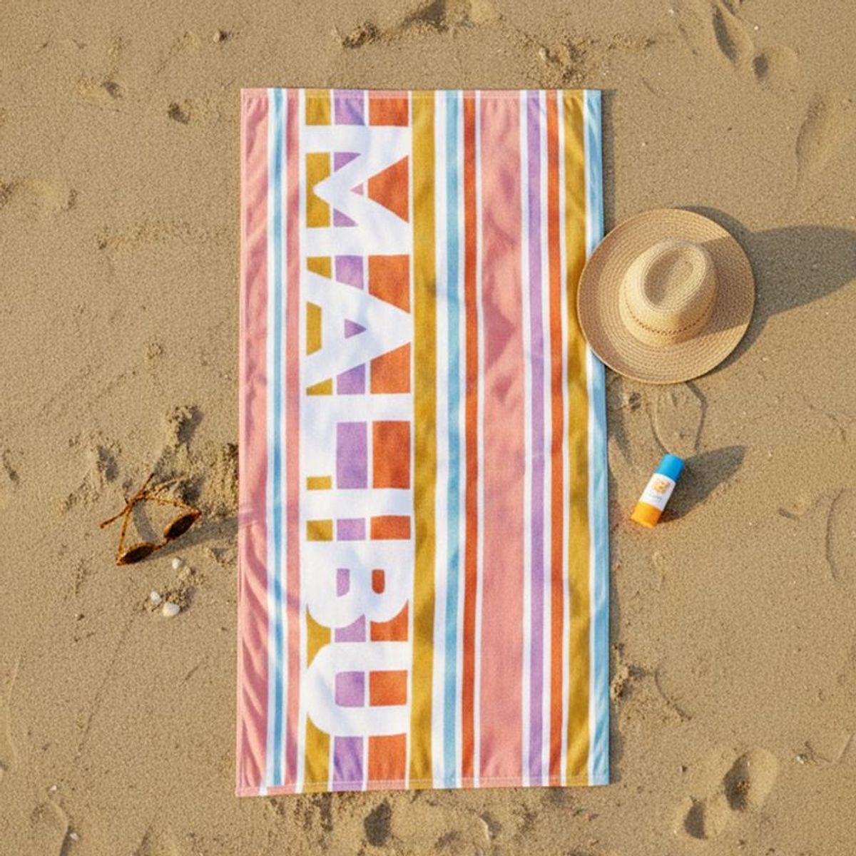 MICA - Toalla De Playa 100% Algodón 80x160cm